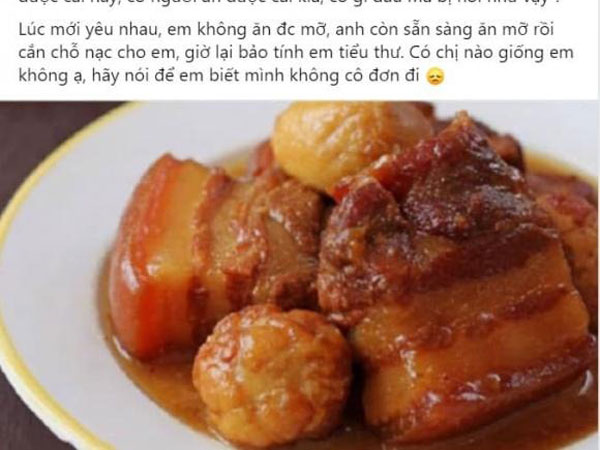 Ăn thịt nạc bỏ mỡ và da, cô gái bị bạn trai chia tay vì 'con nhà lính tính nhà quan'