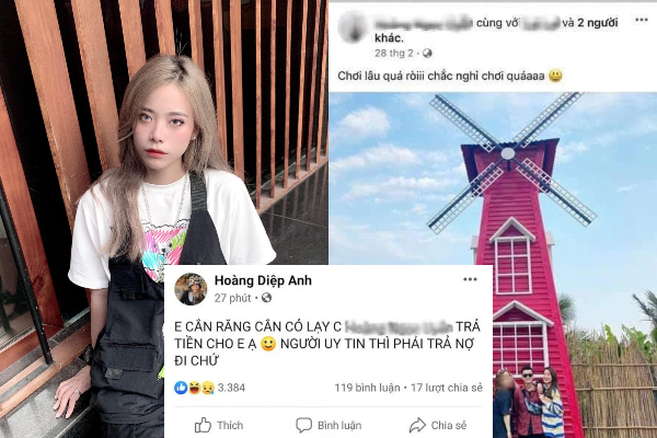 Người yêu tin đồn bất ngờ bóc phốt gái xinh nợ tiền mình nhưng ngày ngày vẫn up hình du lịch sang chảnh