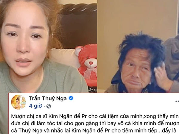 Thuý Nga sáng nay 'nổi đoá' dằn mặt ai đó: 'Mượn cả Thúy Nga và nhắc lại Kim Ngân để PR là hành động tởm lợm'