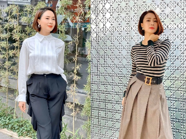 Hồng Diễm có loạt outfit chuẩn công sở mà vẫn cực trẻ xinh, chị em học theo để ghi trọn điểm thanh lịch