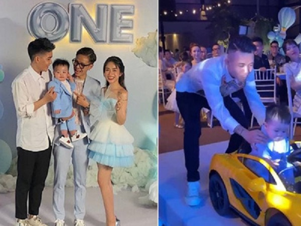 Ái nữ Minh Nhựa tổ chức tiệc sinh nhật xa hoa cho quý tử 1 tuổi, dàn khách mời toàn những người giàu có nức tiếng