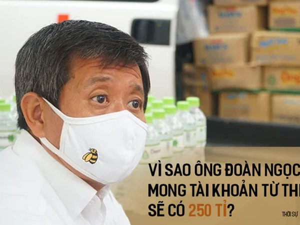 Vì sao ông Đoàn Ngọc Hải mong tài khoản từ thiện sẽ có 250 tỉ?