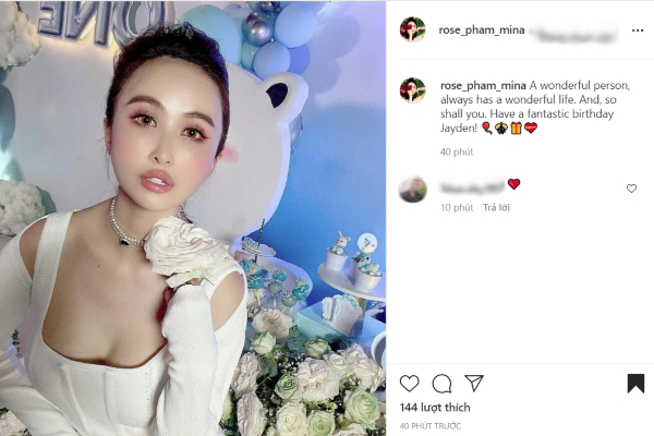 Vợ 2 Minh Nhựa bất ngờ nhắc đến cháu trai, nhưng trong tiệc lại có hành động bất ngờ này