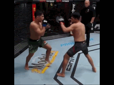 Tân binh UFC tung cú thôi sơn, đối thủ ngã sấp mặt đau đớn