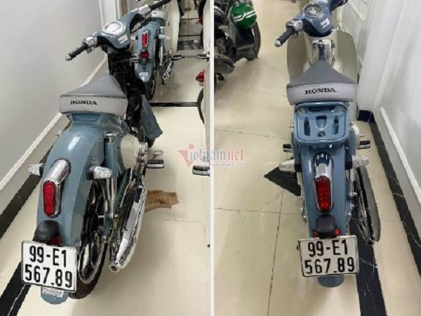 Honda Cub C125 biển số VIP giá 300 triệu đồng tại Hà Nội