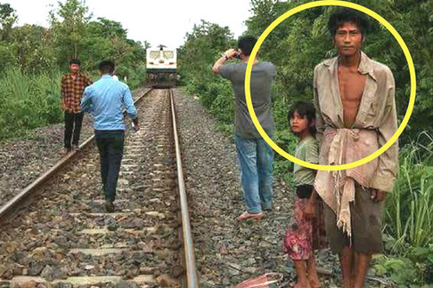 Bố lôi con gái chạy ra chặn tàu lửa đang lao đến khiến người lái tàu bối rối, hành động tưởng như điên rồ cứu sống 2.000 con người