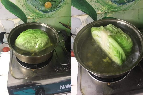 Cô gái nhờ chồng luộc hộ nửa bắp cải và cái kết 'đắng lòng'