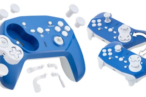 Ra mắt tay cầm chơi game linh hoạt, game thủ dễ dàng đổi vị trí cần analog