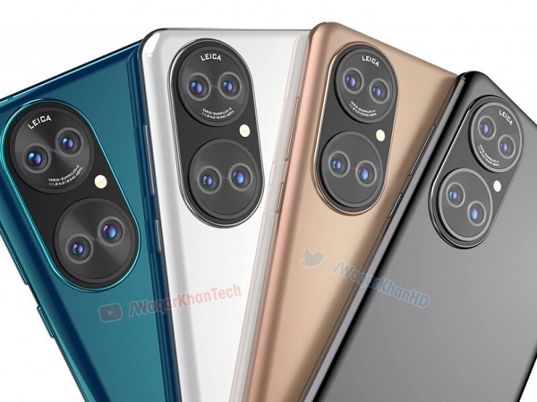 Huawei P50 lộ thiết kế với camera lạ mắt