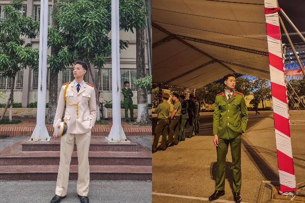 Chàng trai tốt nghiệp loại giỏi Học viện Cảnh sát Nhân dân, sở hữu 'body 6 múi' đốt mắt