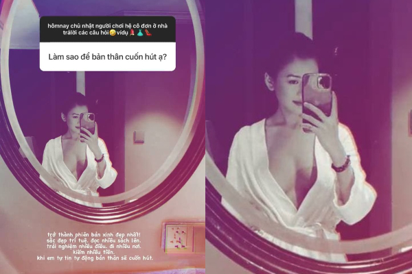 Hot girl khẳng định trí tuệ mới là điểm thu hút nhất nhưng hình ảnh đi kèm lại hơi... không liên quan