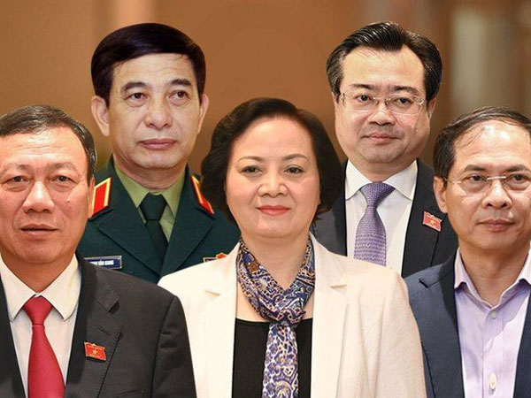 Chính phủ có 12 Bộ trưởng, trưởng ngành mới