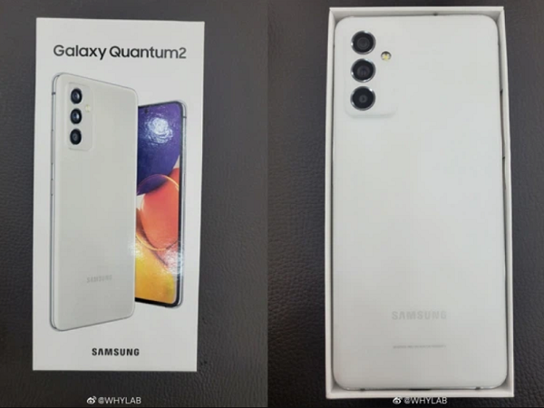Galaxy Quantum2 lộ diện: Thiết kế lai Galaxy A72 và Galaxy S21, Snapdragon 860, camera 64MP, ra mắt 23/4