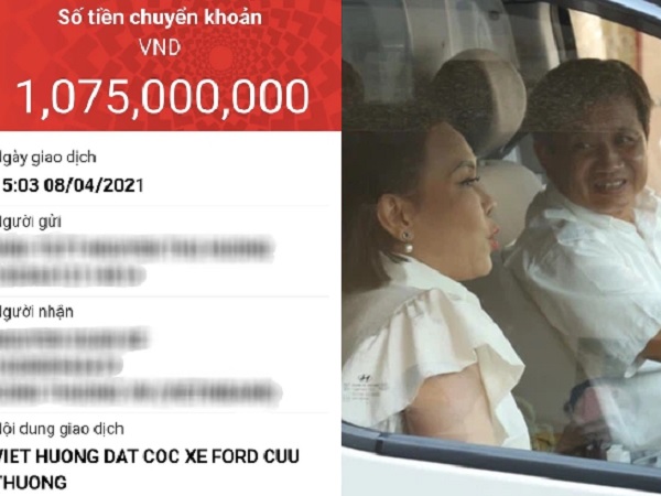 Nói là làm, NS Việt Hương chuyển khoản nóng 1 tỷ đồng đặt cọc mua xe cứu thương ủng hộ ông Đoàn Ngọc Hải