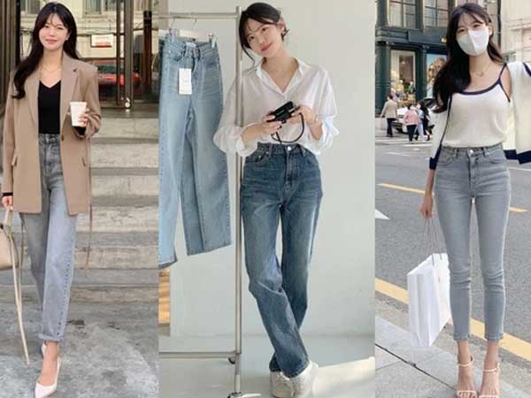 Học nàng blogger Hàn cách diện jeans 'đỉnh của chóp': Vừa hack dáng vừa thanh lịch để đến sở làm