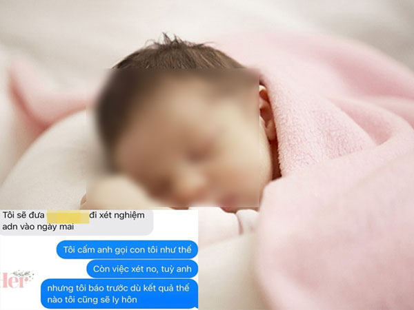 Họ hàng bảo 'con giống mẹ', chồng nổi máu đa nghi đòi xét nghiệm AND, cô vợ nghe thế phán xanh rờn: 'Con ai thì cũng ly hôn!'