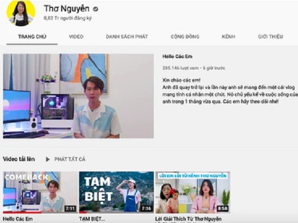 Kênh Thơ Nguyễn trở lại sau lùm xùm ôm búp bê xin vía học giỏi, nhiều người bức xúc: 'Ủa, tạm biệt có 1 tháng vậy hả?'