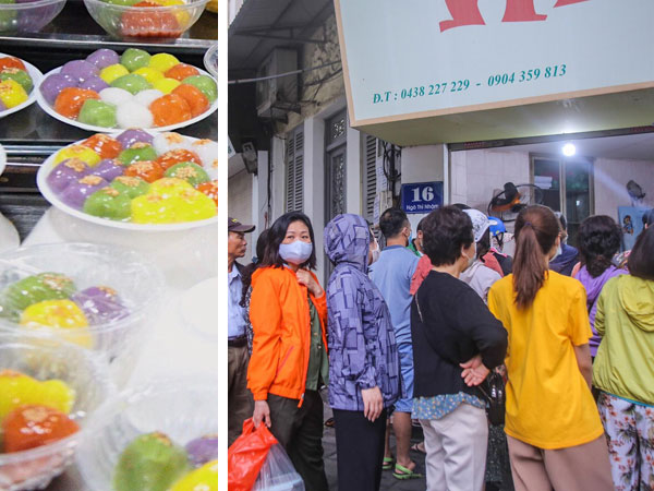 Người dân Thủ đô xếp hàng mua bánh trôi, bánh chay từ sáng tinh mơ