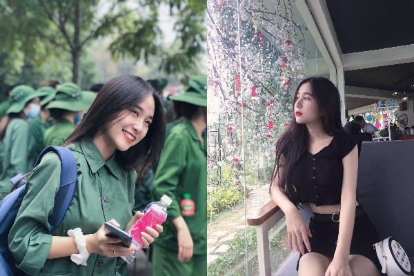 Nữ sinh quân sự này rất xinh