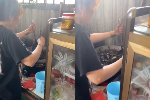 Chế biến mực xào hành dứa, cô gái khiến dân mạng bật cười nhưng sự thật mới bất ngờ