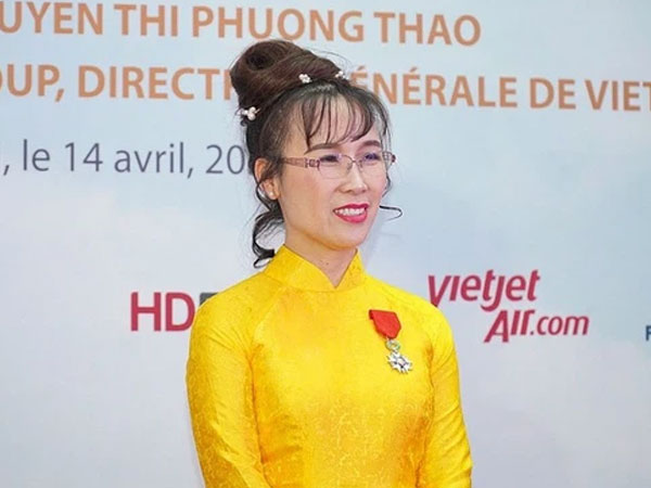 CEO Vietjet Air Nguyễn Thị Phương Thảo được trao huân chương Bắc đẩu bội tinh
