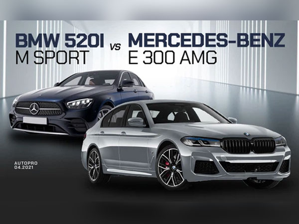Cùng giá 3 tỷ, BMW 520i M Sport đấu Mercedes-Benz E 300 AMG 2021: Thua động cơ nhưng còn nhiều 'đồ chơi' thú vị
