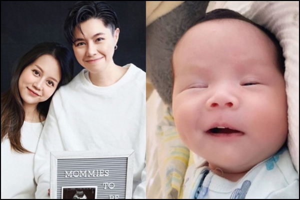 An Nguy xem ảnh em bé nhà người ta thấy cute quá, nhìn sang bé nhà mình cười liền cảm thán: Như một trò đùa!