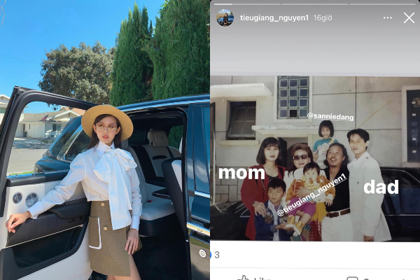 Khoe ảnh thời xa xưa, 'chị cả' giới rich kid Việt khiến netizen dậy sóng vì nhan sắc cực phẩm của bố mẹ