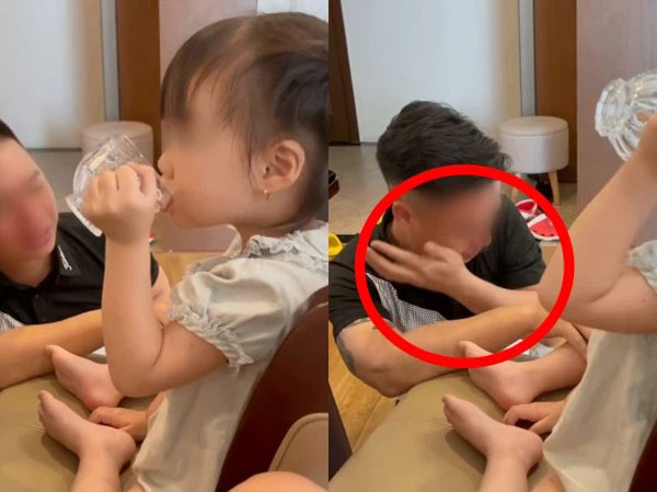 Biết con gái sắp đi học, ông bố khóc cạn nước mắt nhưng thái độ của bé khiến ai nấy bật cười