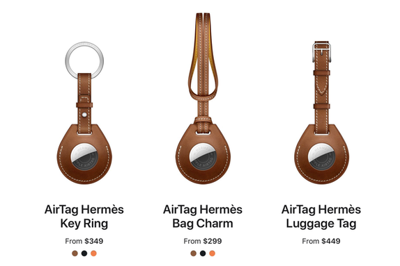 Apple cùng Hermes làm phụ kiện cho AirTag, giá gần 10 triệu đồng cho một chiếc... móc khoá