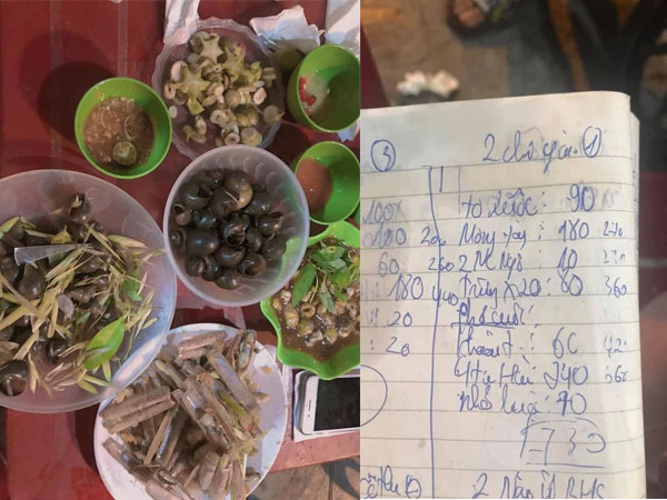 Nghỉ lễ chọn ra hồ Tây lộng gió ăn ốc lề đường, đến khi nhìn thấy hóa đơn kê giá 730k, hai cô gái tưởng đâu trúng gió sốc đến 'đơ người'