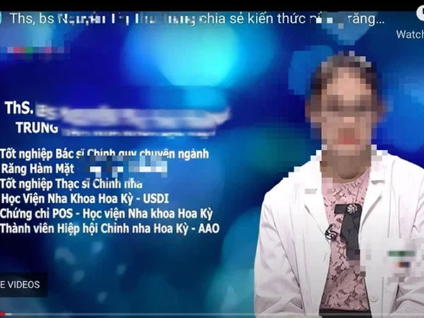 'Chiêu bài' mới của một số phòng khám nha khoa: Làm giả chứng chỉ quốc tế để quảng cáo câu khách