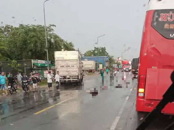 Xe tải vượt ẩu tông chết 3 người ở Đồng Nai: Tạm giữ tài xế