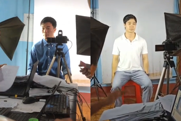 Xuân Trường chỉn chu, Công Phượng 'lách luật' để có ảnh thẻ căn cước công dân tươi tắn