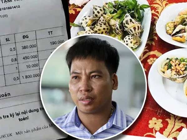 Vụ 1,8 triệu đồng/kg ốc hương: Chủ nhà hàng đưa clip để 'minh oan'