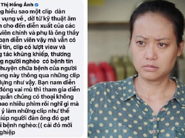 Diễn viên bị tố giả mù trong clip ông Võ Hoàng Yên: 'Tất cả chỉ vì mục đích cúng dường phát tâm'