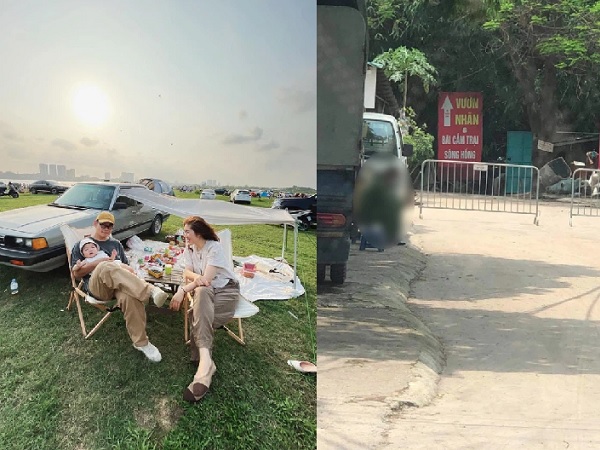 Xôn xao thông tin bãi cắm trại hot nhất Hà Nội dưới chân cầu Vĩnh Tuy tạm thời bị đóng cửa, lý do khiến dân tình nhất loạt ủng hộ