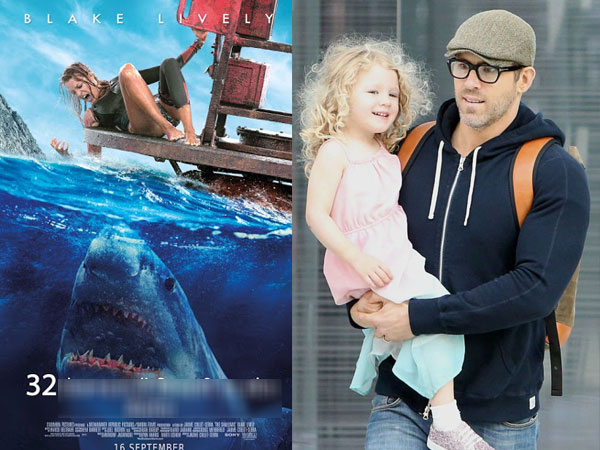 Ryan Reynolds khiến dân tình cười ngất khi cho con xem phim cá mập ăn thịt người do mẹ ruột đóng để giúp con...'cai nghiện' Baby Shark