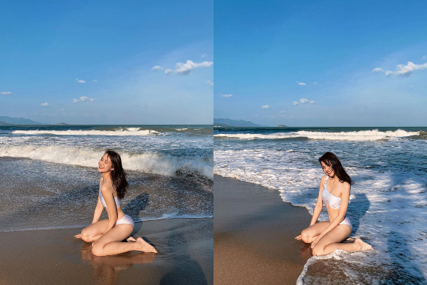 Tiếp viên trưởng Pacific Airlines xuất hiện giữa đại chiến bikini, đường cong đi thẳng vào lòng dân mạng