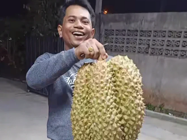 'Ngất xỉu' trước quả sầu riêng nặng tới 17kg ở nước bạn, dân mạng Việt nhìn xong ai cũng vào phán ngay 1 câu