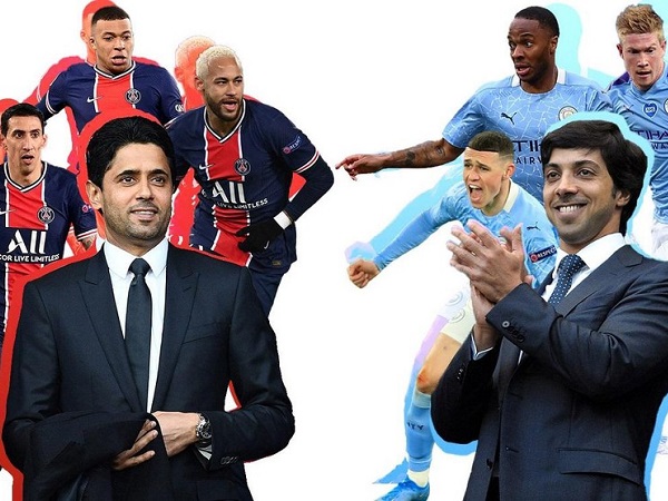 So độ giàu ông chủ của PSG và Man City, ai hơn ai?