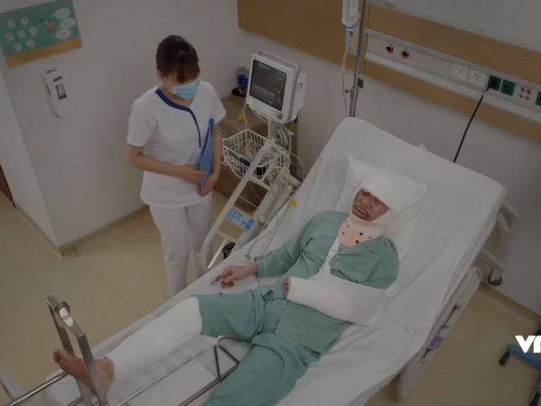 Hướng dương ngược nắng tập 62: Khán giả hả hê khi lão Vụ bị 'nghiệp quật', vừa tai nạn nguy kịch thì vợ đưa con bỏ trốn vì sợ lộ chuyện 'đổ vỏ'