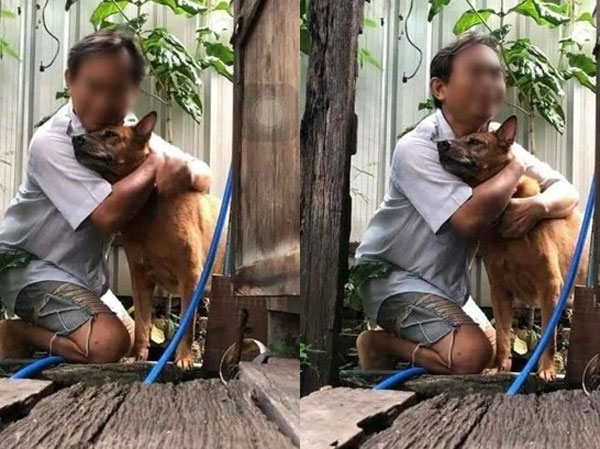 Mất chó cưng, ông nội như người mất hồn tìm kiếm khắp nơi và giây phút hội ngộ đầy nghẹn ngào