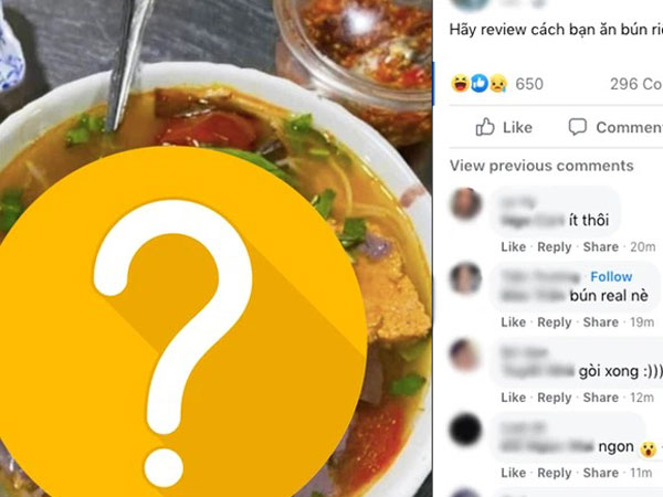 Góc miếng ăn đến miệng còn rơi: Anh chàng thêm mắm tôm vào bát bún riêu thì lỡ tay đổ luôn cả lọ