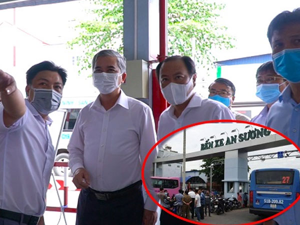 Video: Bến xe An Sương thiếu khai báo y tế khi bị kiểm tra phòng chống Covid