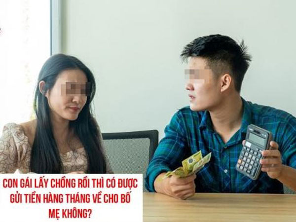 Phát hiện vợ lén lút gửi tiền cho nhà ngoại, chồng tuyên bố: 'Con gái lấy chồng là xong!'