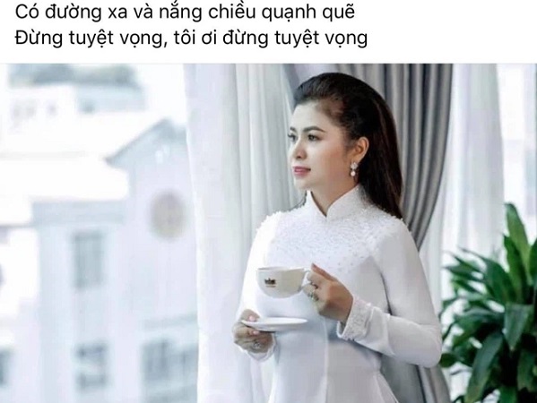 Hậu ly hôn được chia nghìn tỷ, bà Lê Hoàng Diệp Thảo đăng trạng thái 'gục ngã', mượn lời bài hát bóng gió số phận của mình