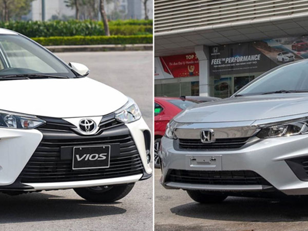 Xe 500 triệu, mua Honda City E hay Toyota Vios E-CVT?