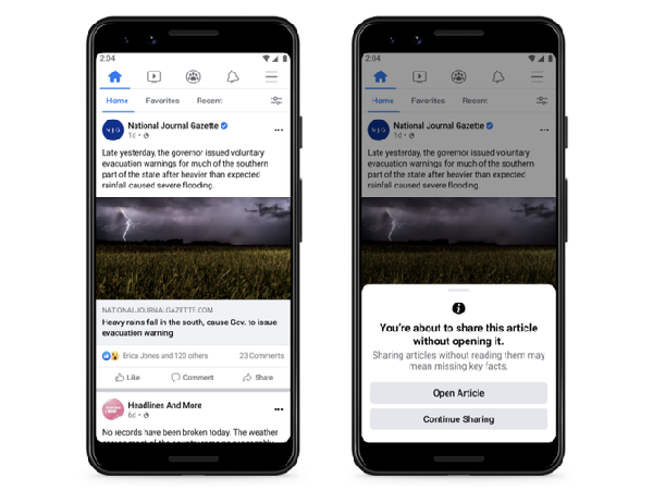 Facebook thử nghiệm công cụ chống tin giả