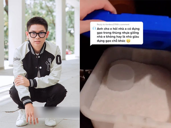 Nhà rich kid Gia Kỳ đựng gạo ở đâu?